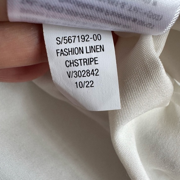 Old Navy Linen Blend Striped Blazer Women’s Size Small - Picture 10 of 10